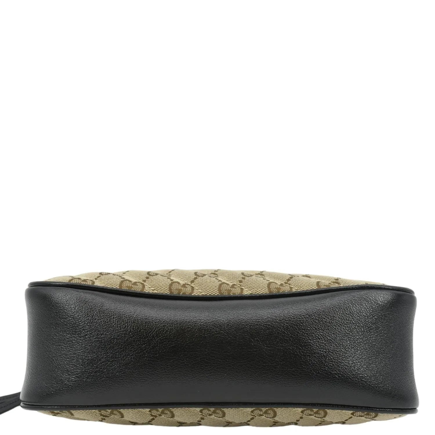 GUCCI Marmont Small Monogram Canvas Crossbody Camera Bag Beige 447632