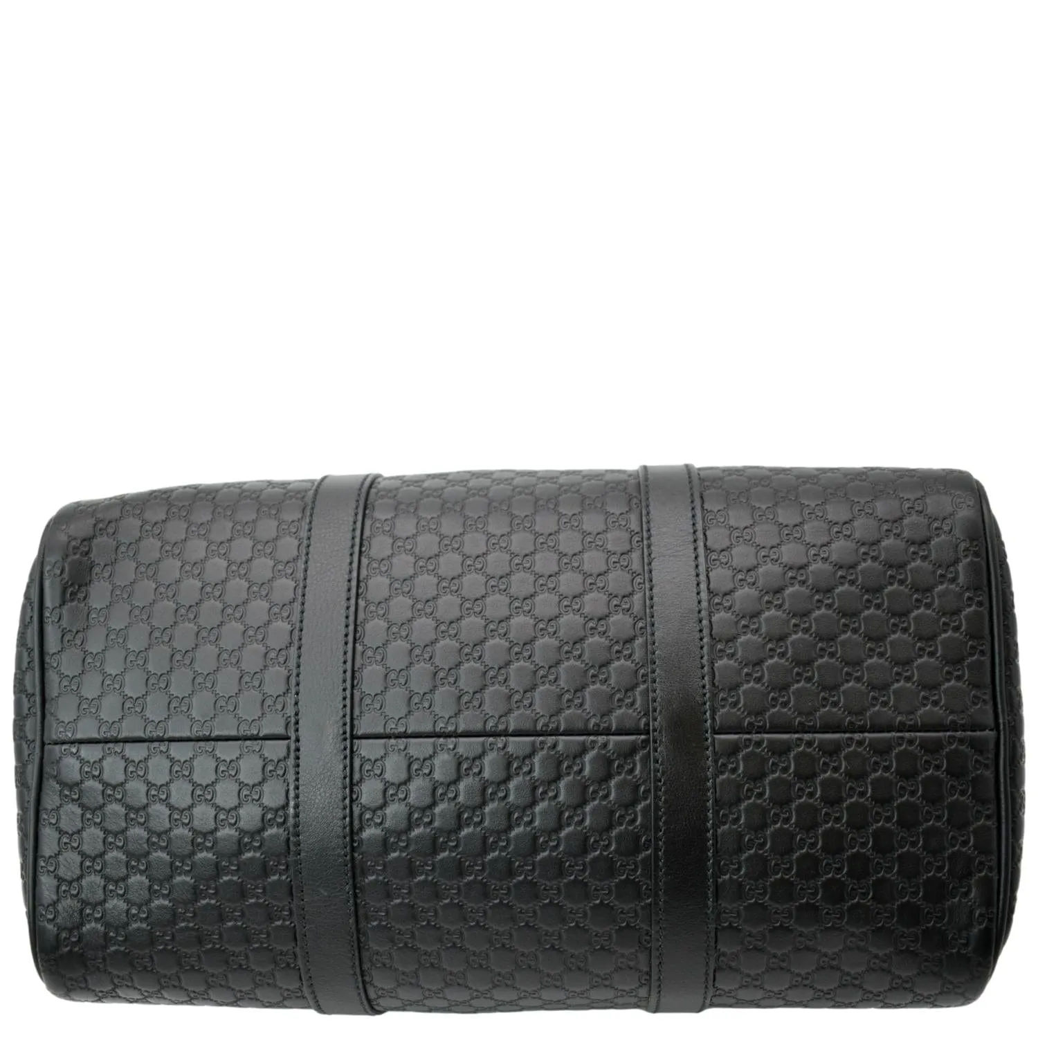 GUCCI Microguccissima Leather Boston Bag Black 449646