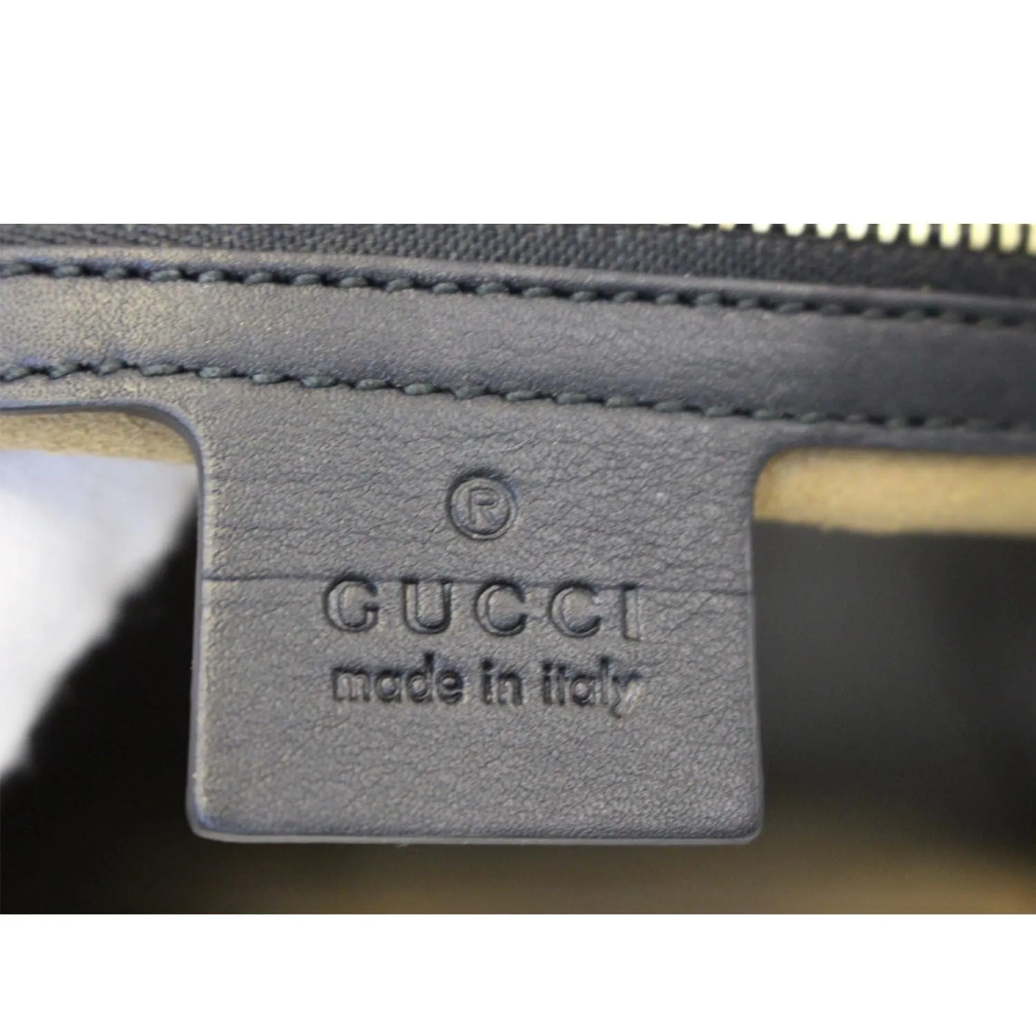 GUCCI Small Padlock GG Supreme Monogram Top Handle Crossbody Bag Beige