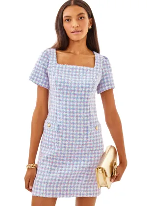 GWYNNE BOUCLE SHIFT DRESS