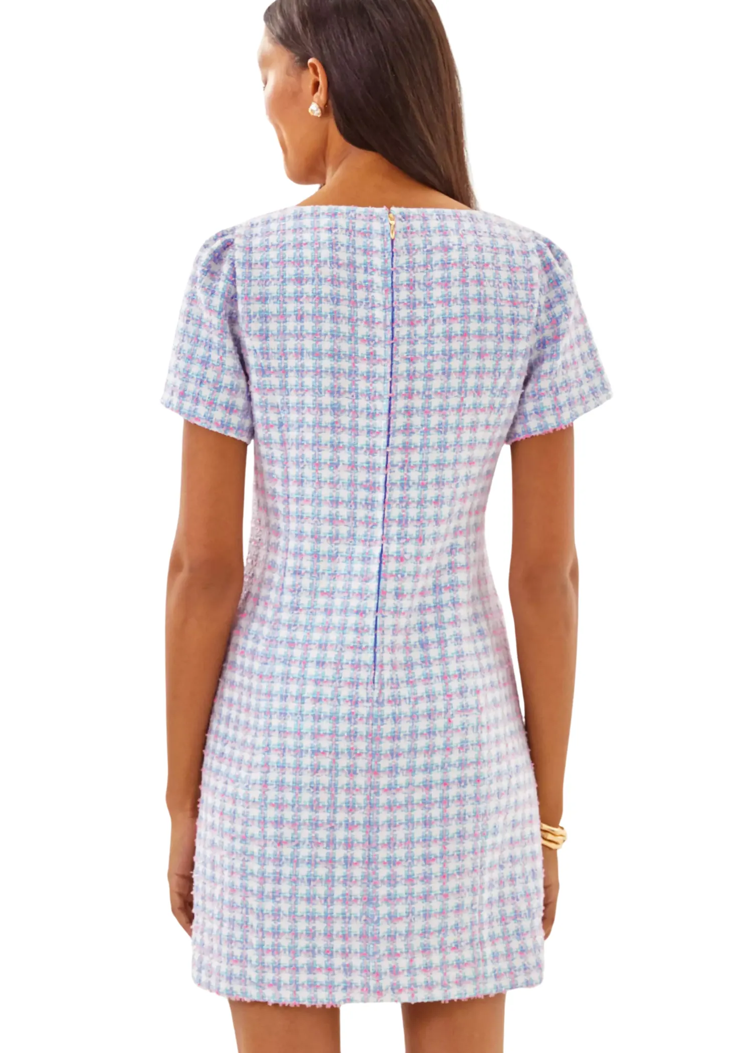 GWYNNE BOUCLE SHIFT DRESS