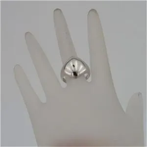 Hadar Designers Handmade Simple Modern Art Sterling Silver Ring 7,7.5,8 (H) SALE