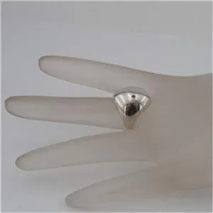 Hadar Designers Handmade Simple Modern Art Sterling Silver Ring 7,7.5,8 (H) SALE