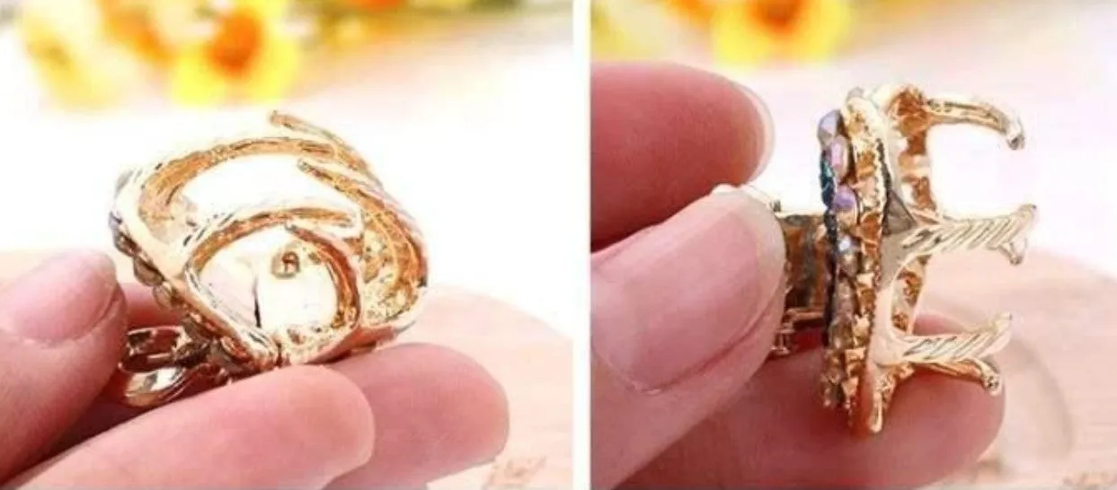 HAPPY000009 HC - B  Small Butterfly Hair claw  2.7X 2.7 CM