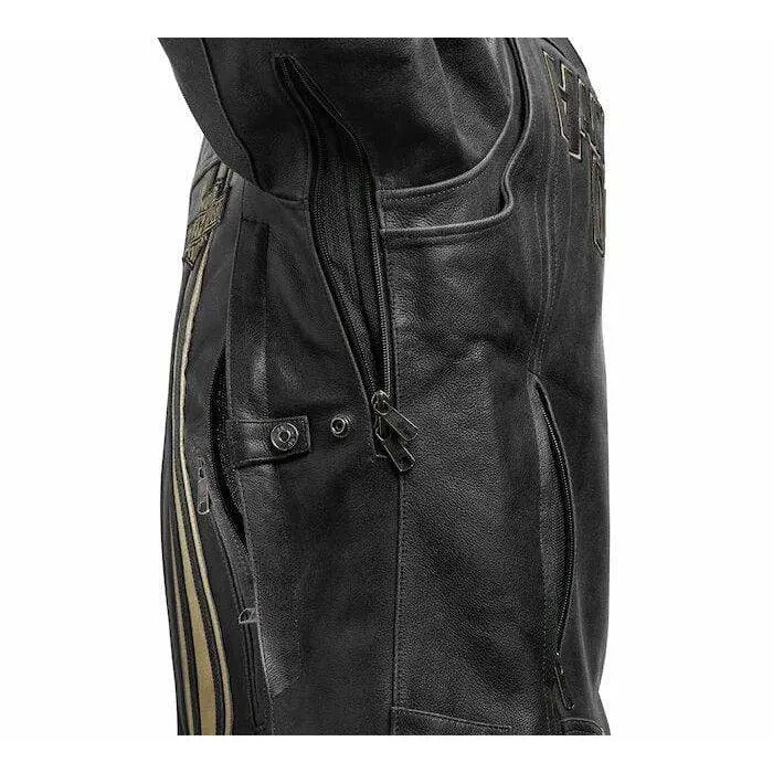 Harley-Davidson® Men's H-D™ Triple Vent Passing Link II Leather Jacket