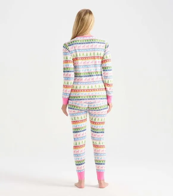 Hatley Women's Fair Isle Raglan PJ Set