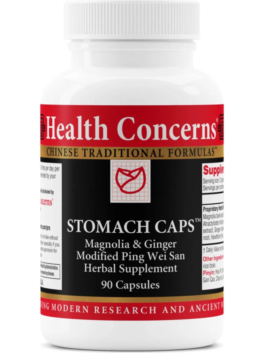 Health Concerns, Stomach Caps, 90 ct