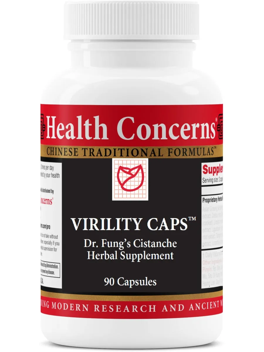 Health Concerns, Virility Caps, 90 ct
