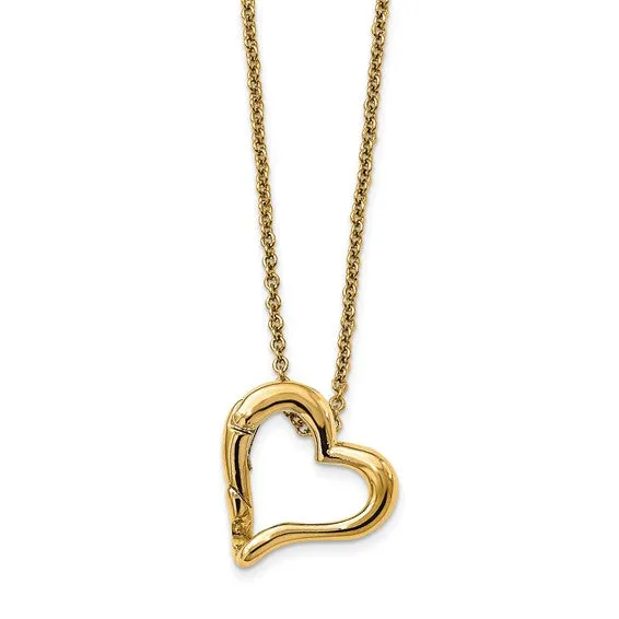 Heart Pendant Ring and Face Mask Holder 18" Necklace