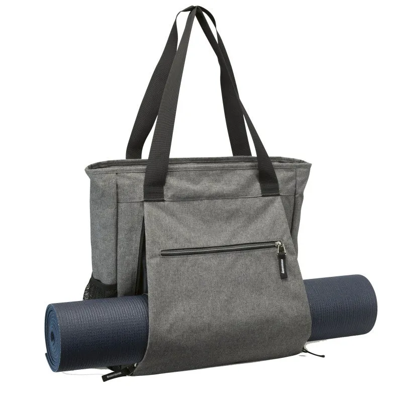 Heathered Yoga Mat Versatile Tote Gym Bag