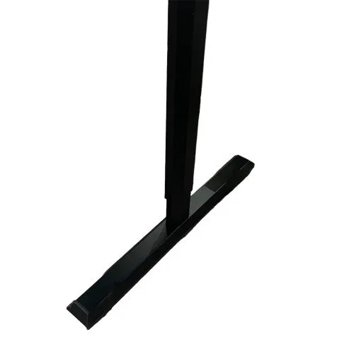 Heavy Duty Electric Standing Desk, 160 x 75 cm L-Shaped Adjustable Desk with Cup Holder, Headphone Hook, 2 Cable Grommets