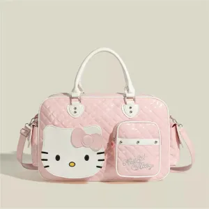 HelloKitty Cute PU Weekender Duffel Bag