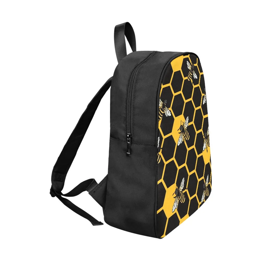 Honey Bees Back Pack, Honey Comb Backpack,