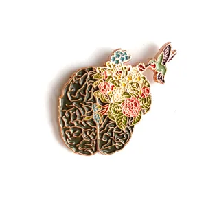 Hummingbird Brain - Lapel Pin