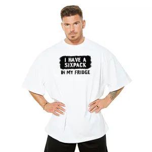 I Have A Sixpack Oversize Tee - White