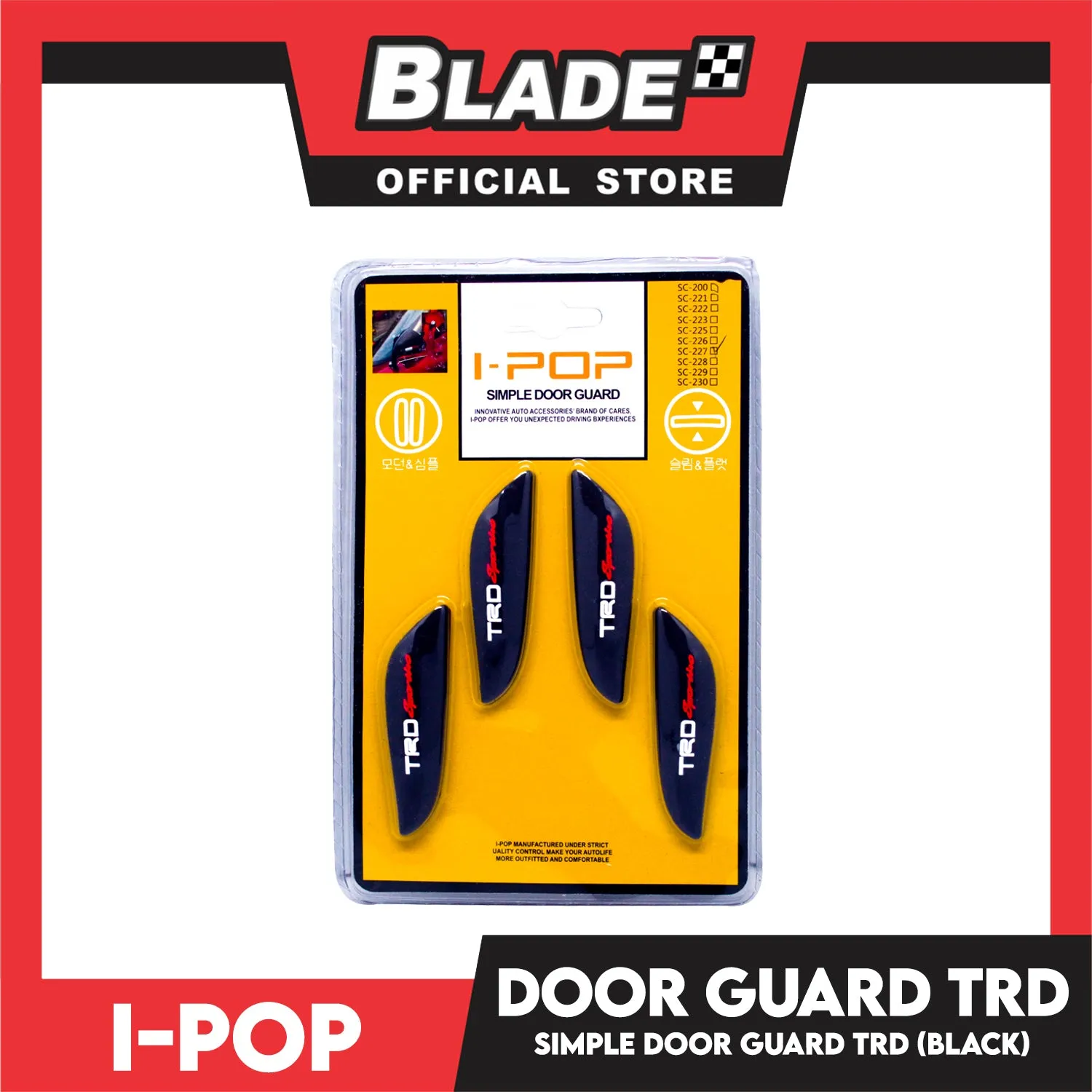 I-pop Simple Door Guard TRD (Black)