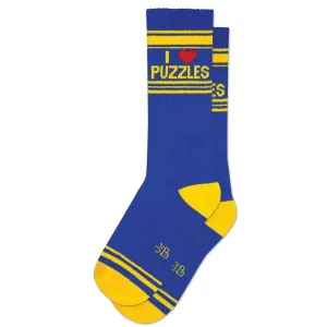 I ❤️ PUZZLES GYM SOCK