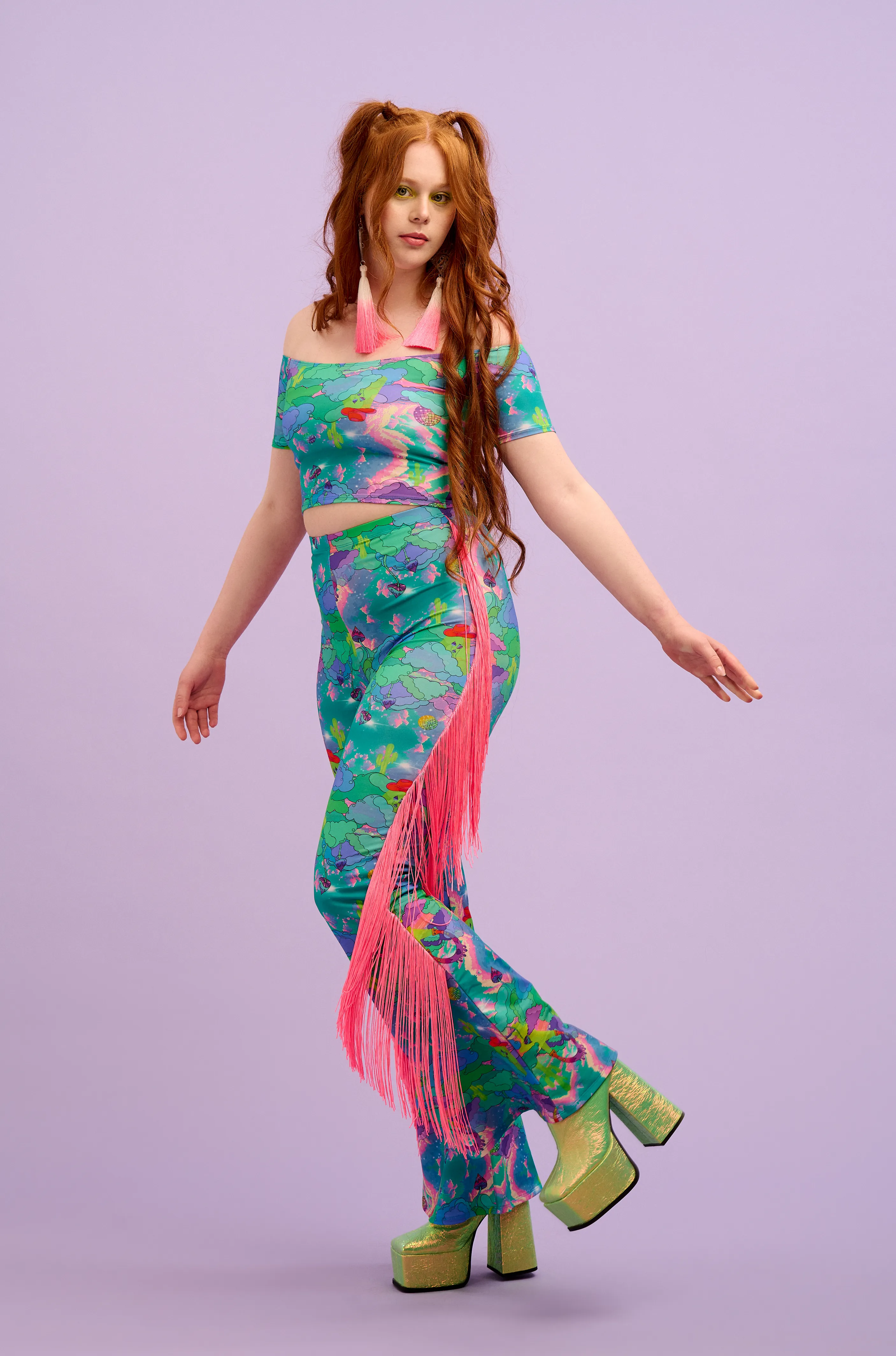 Intergalactic Rodeo Bardot Top