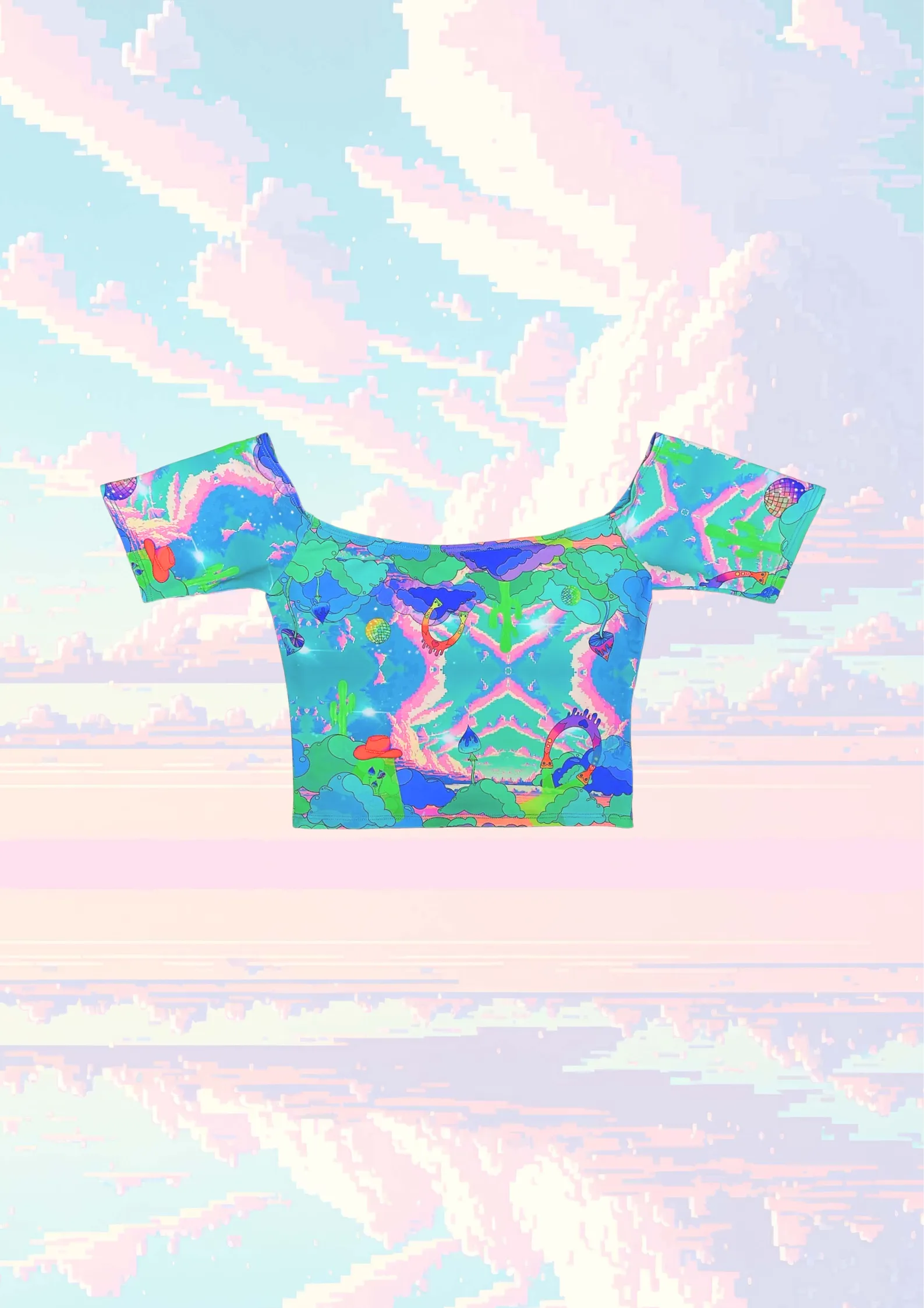Intergalactic Rodeo Bardot Top