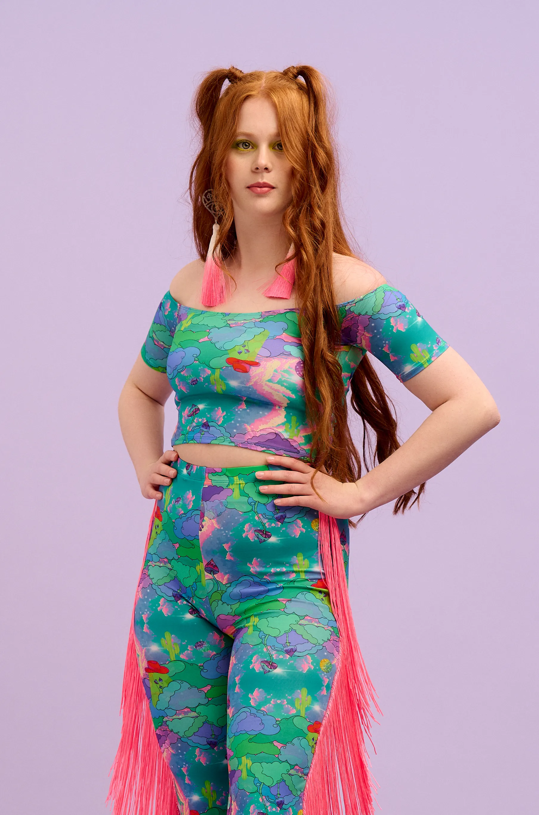 Intergalactic Rodeo Bardot Top