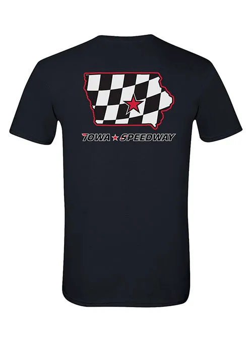 Iowa Speedway State Outline T-Shirt