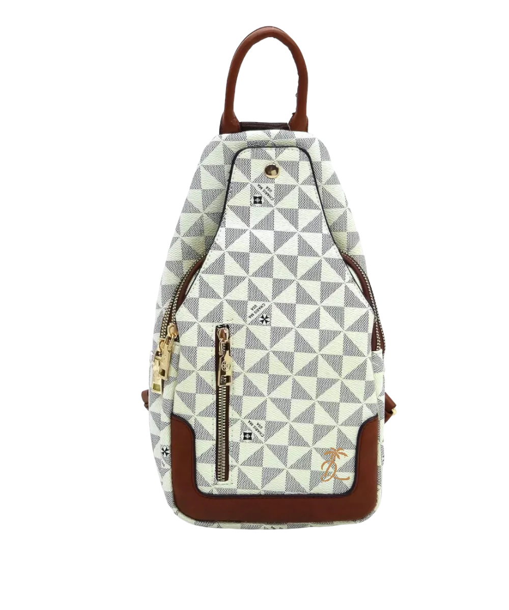 Island Drip Manulua Flap-Handle Crossbody Sling