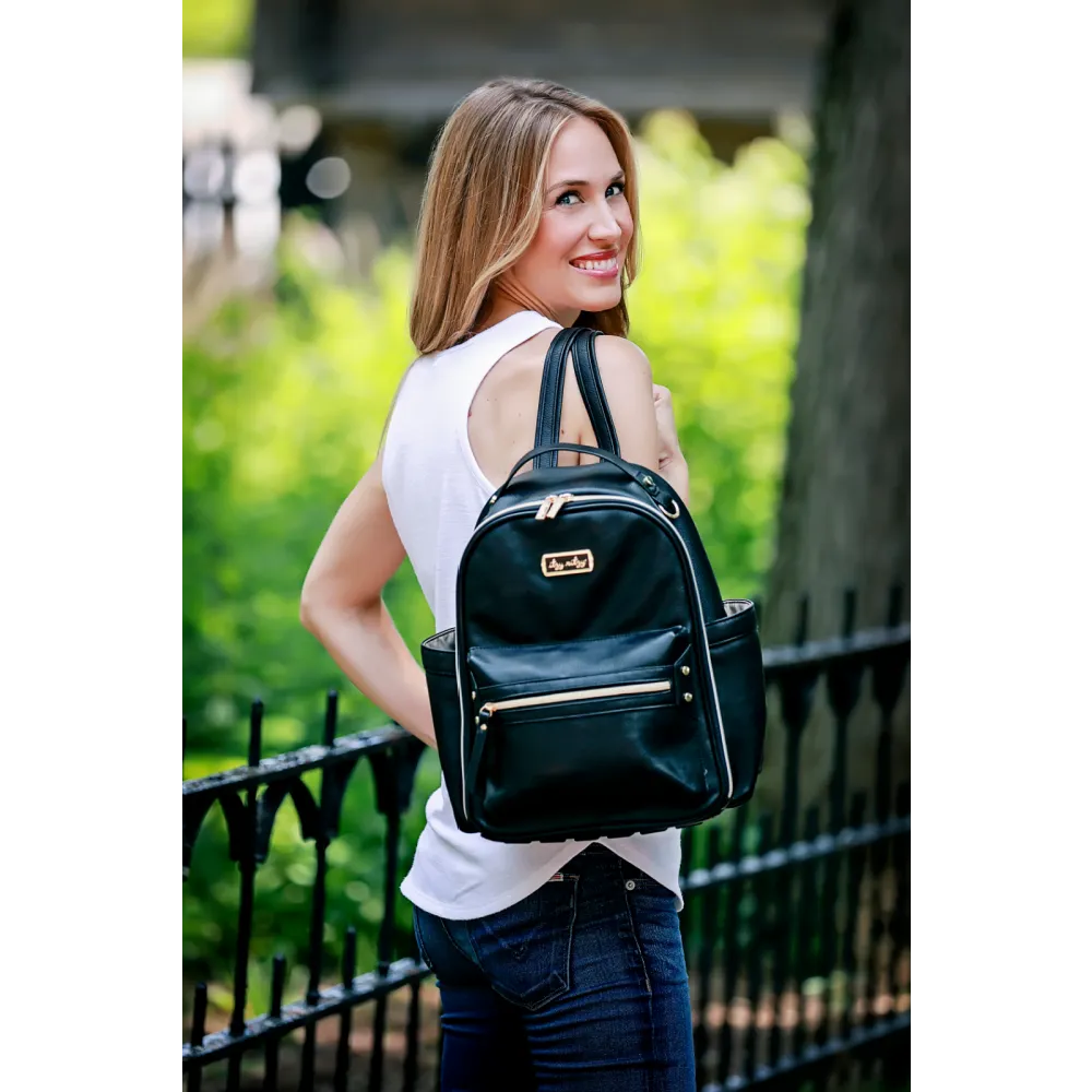Itzy Ritzy Mini Diaper Bag - Black