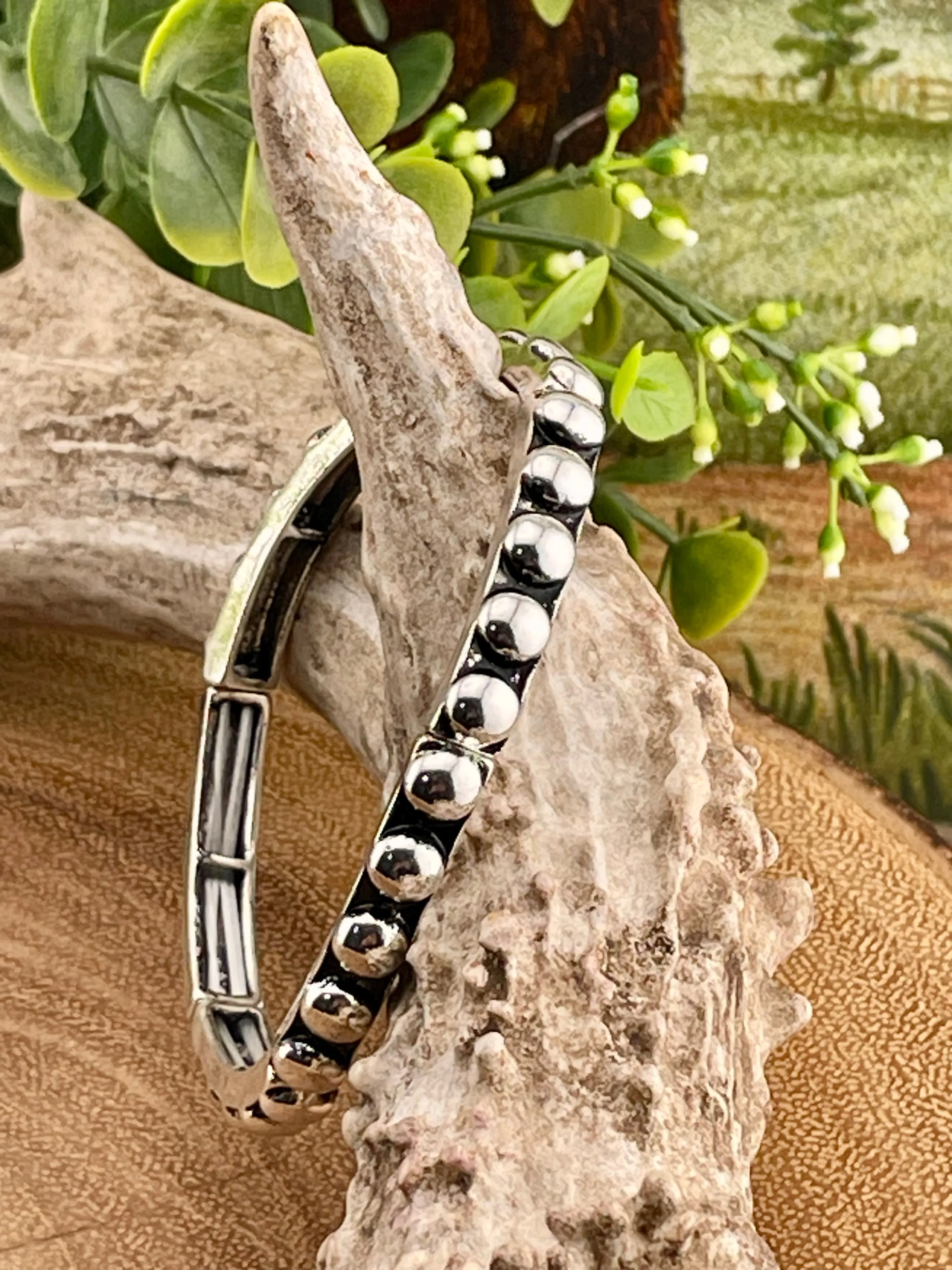 Ivan Western Studded Stretch Bracelet