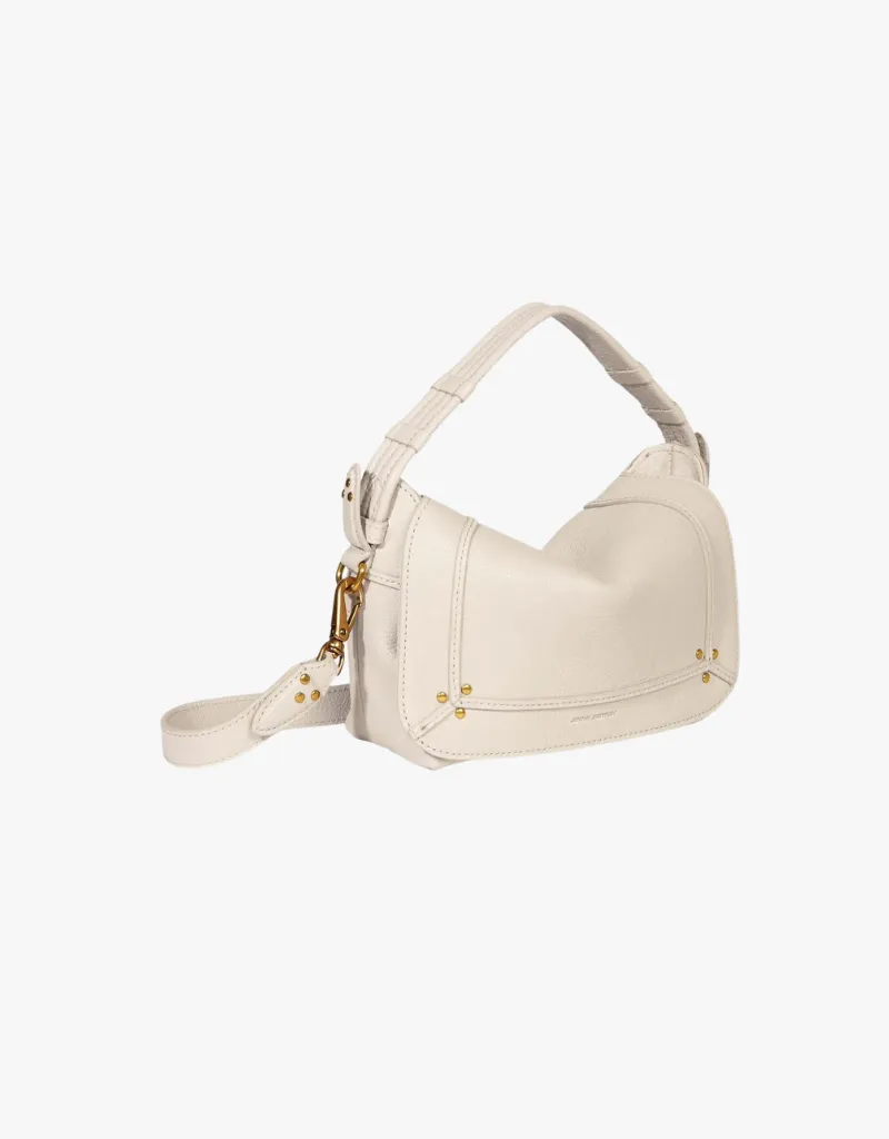 Jerome Dreyfuss Pepito S Handbag in Ecru Graine