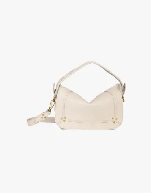 Jerome Dreyfuss Pepito S Handbag in Ecru Graine