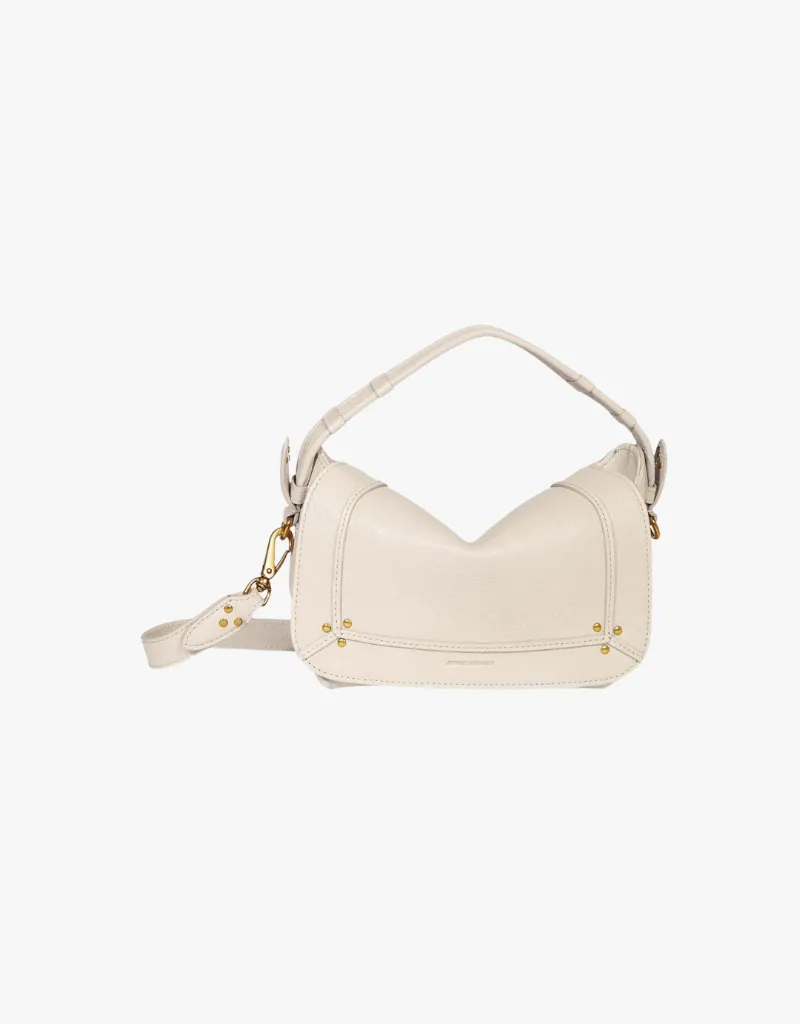 Jerome Dreyfuss Pepito S Handbag in Ecru Graine