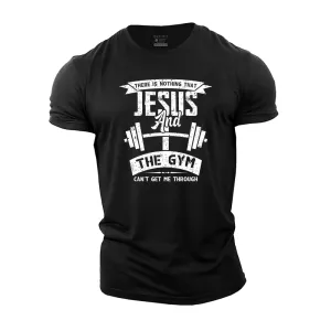 Jesus and The Gym Cotton T-Shirt