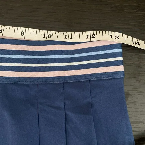 Johnny Was Calme Skort Womens Medium Skirt Shorts Tennis Gym Active Blue Preppy
