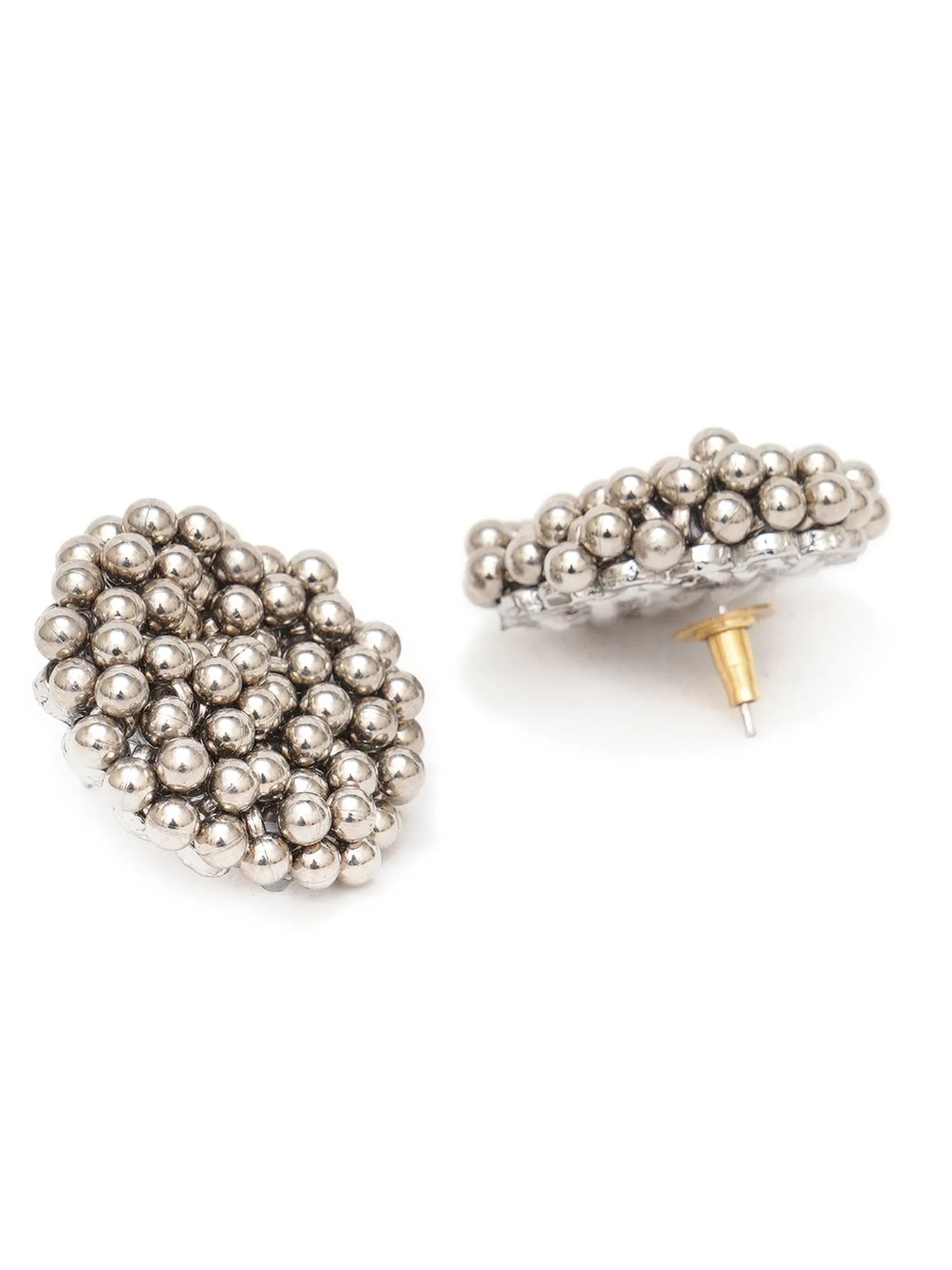 Karatcart Set of 3 Handcrafted Kundan Earrings Combo for Women