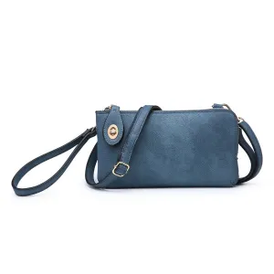 Kendall Crossbody/Wristlet- Indigo