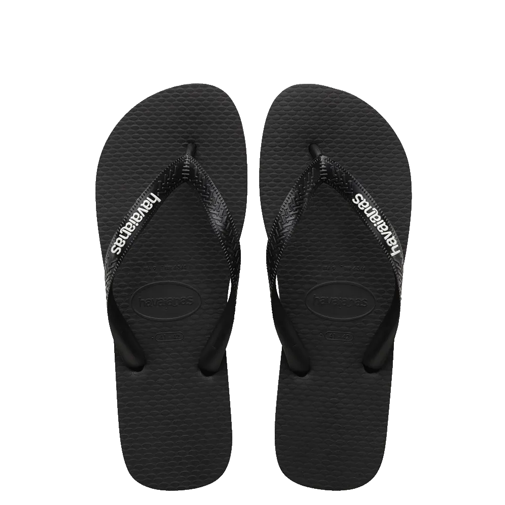 Kids Rubber Logo Thongs