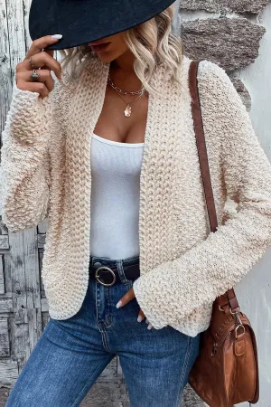 Kiki Open Front Long Sleeve Cardigan