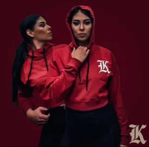 Kilo Kings Crop Hoodie (Burgundy)