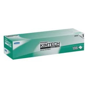 Kimberly-Clark Professional Kimtech Science Kimwipes Delicate Task Wipers, Pop-Up Box, White, 196 per box, 34133