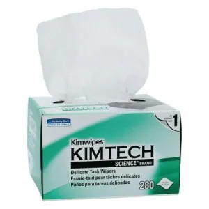 Kimberly-Clark Professional Kimtech Science Kimwipes Delicate Task Wipers, White, 280 per box, 34120