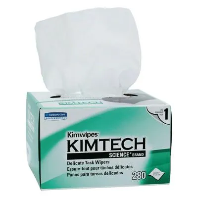 Kimberly-Clark Professional Kimtech Science Kimwipes Delicate Task Wipers, White, 280 per box, 34120