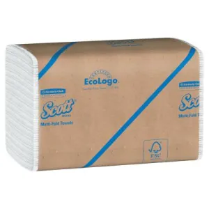 Kimberly-Clark Professional Multi-Fold Towels, Absorbency Pockets, 9 1/5 x 9 2/5, 250/Pack, 01804
