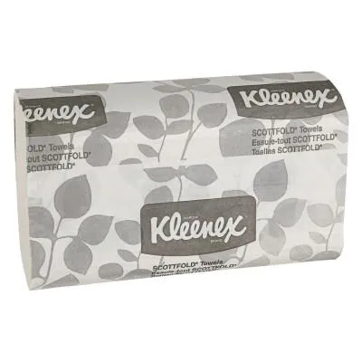 Kimberly-Clark Professional SCOTTFOLD Paper Towels, 7 4/5 x 12 2/5, White, 120/Pack, 13253