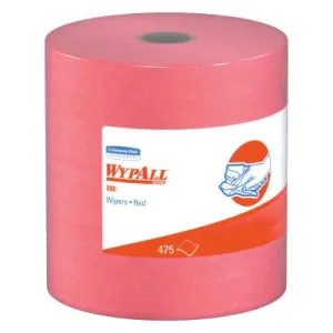Kimberly-Clark Professional X80 Cloth, Jumbo Roll, Red Hot, 475 per roll, 41055