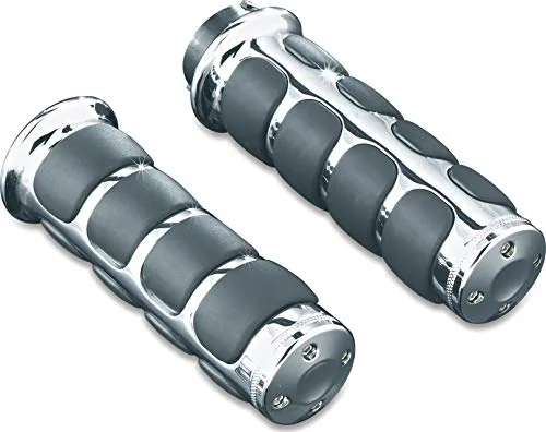 Kuryakyn 6337 Premium ISO Handlebar Grips for Throttle and Clutch: Honda & Triumph Motorcycles, 1 Pair