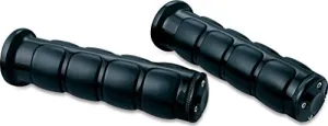 Kuryakyn 6380 Premium ISO Handlebar Grips for Throttle and Clutch: 1975-2017 Honda Gold Wing Motorcycles, Gloss Black, 1 Pair