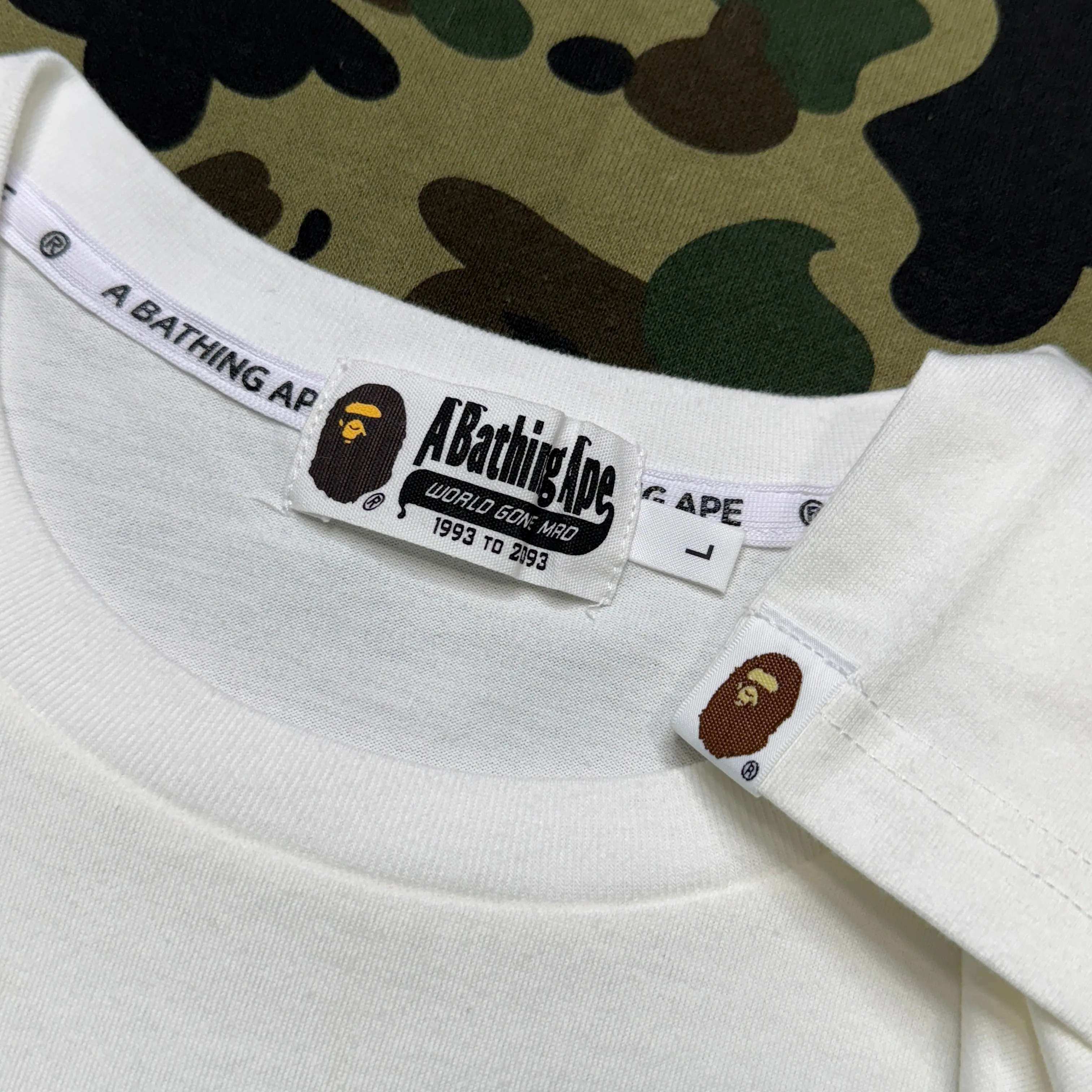 [L] Bape ABC Camo Pocket Ape Tee