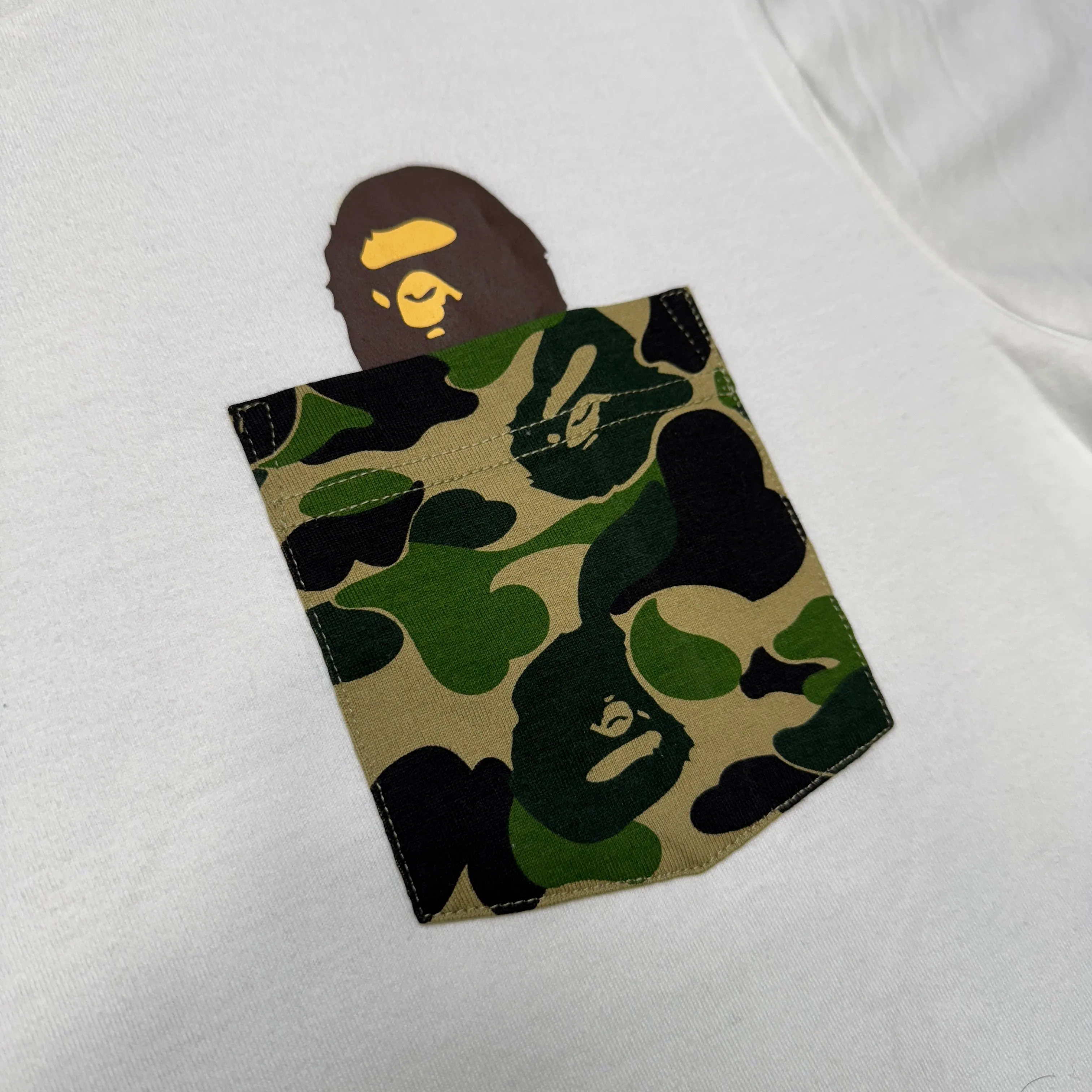 [L] Bape ABC Camo Pocket Ape Tee