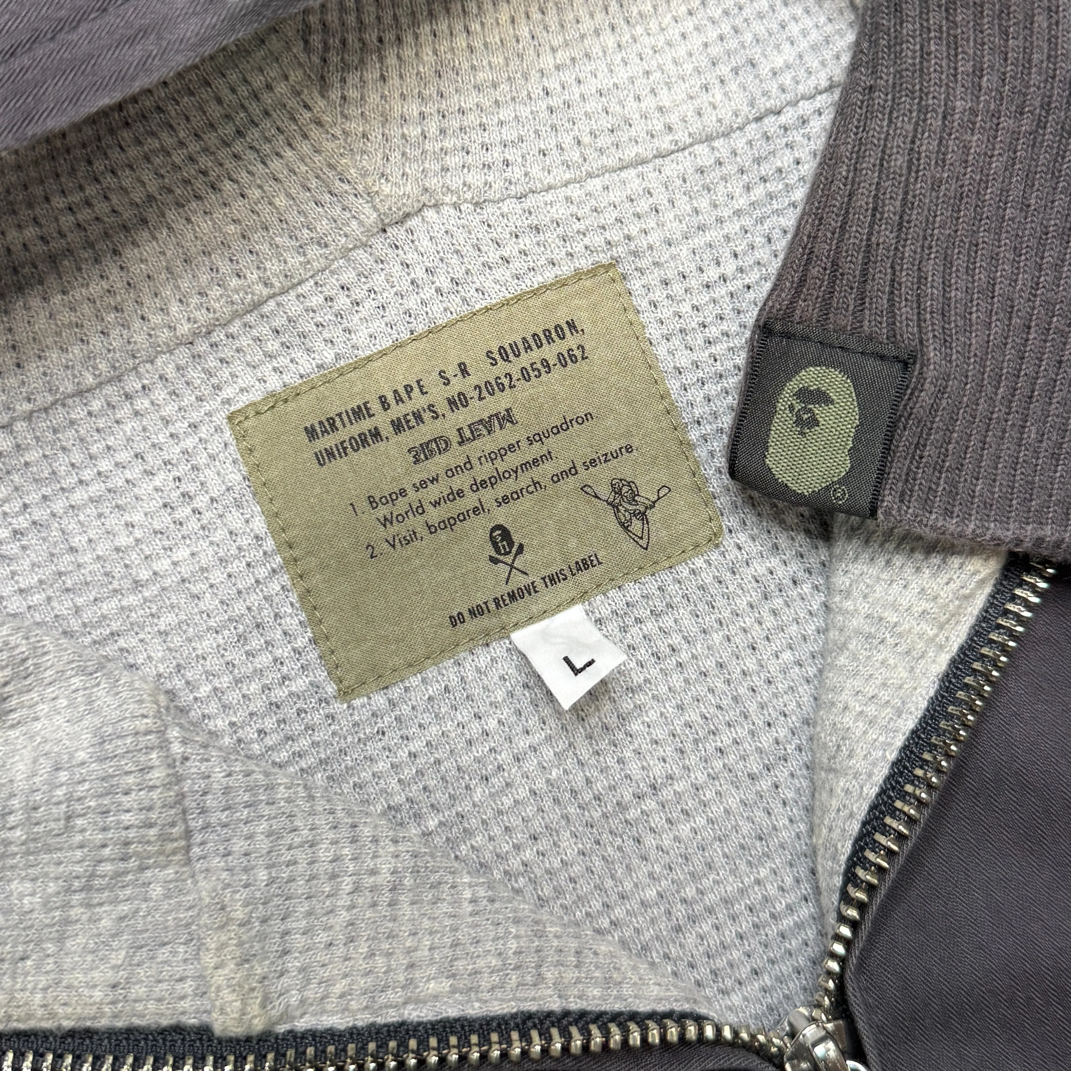 [L] Bape Herringbone Shark Hoodie