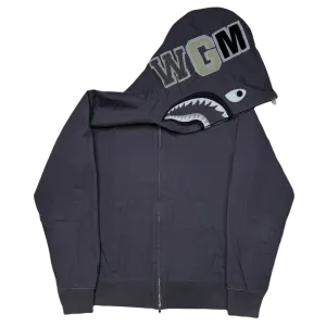 [L] Bape Herringbone Shark Hoodie